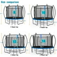 thumbnail image 7 of Trampoline Outdoor 12FT Trampoline with Safety Enclosure Net - Recreational Trampolines with Ladder and AntiRust Coating, ASTM Approval Outdoor Trampoline for Kids, 7 of 7