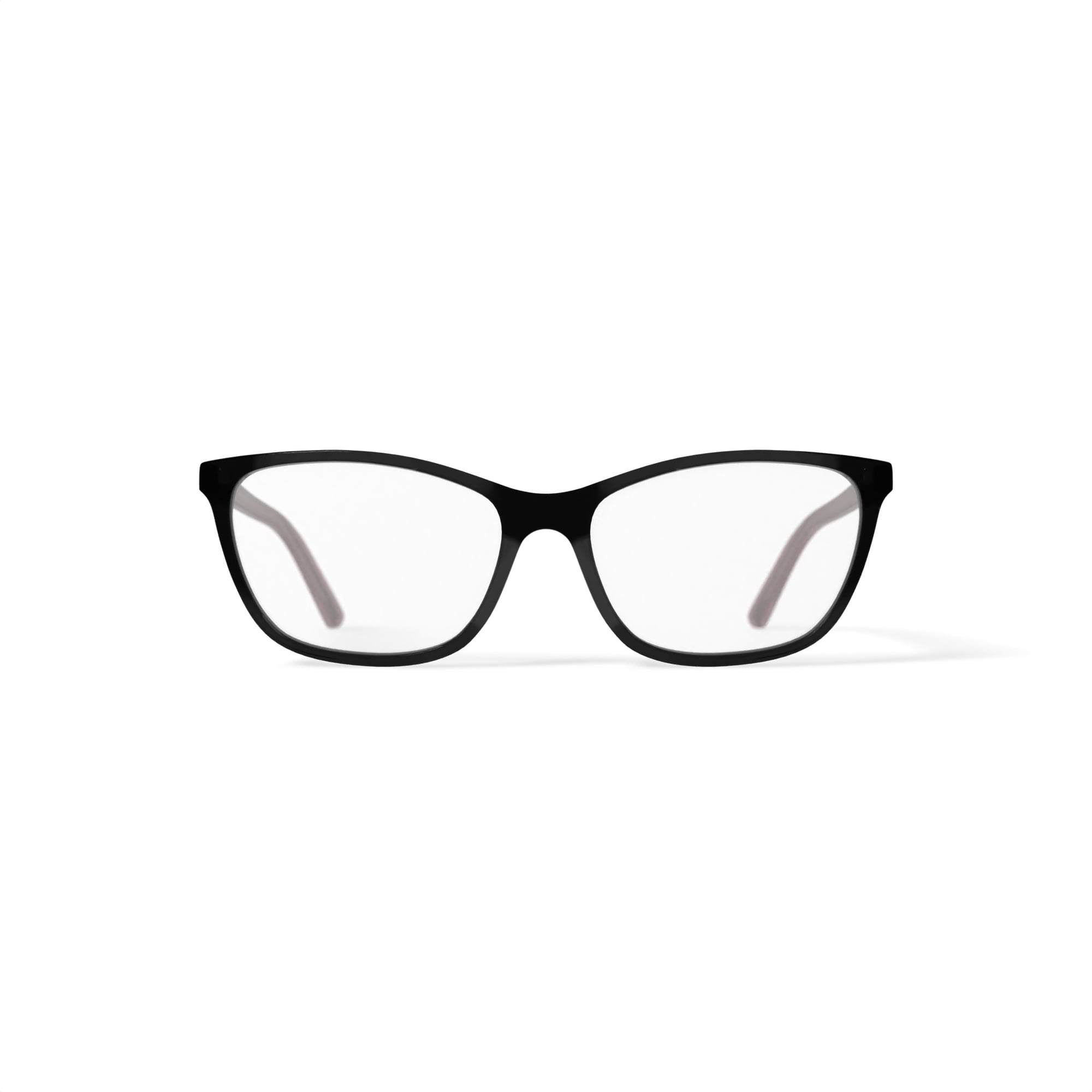 Walmart Women's FM17086 Square Prescription Eyeglasses with Case, Black