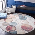 thumbnail image 2 of SAFAVIEH Phoenix Leighton Abstract Area Rug, Ivory/Rust, 8' x 10', 2 of 9