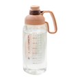 thumbnail image 1 of Naiovety Botella de agua de 1800 ml con vasos de agua de boca ancha con marca de tiempo y pajita para hombres y mujeres Botella de agua a prueba de fugas Kits de desorden para acampar No. 4 Naiovety OD016133-04, 1 of 6