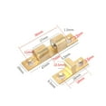 thumbnail image 1 of Loquet Réglable en Laiton Robuste Parfait pour Portes d'Armoires, 1 of 12