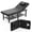 【Black】, variant on Holaki 75 inch Stationary Massage Table, Heavy Duty Metal Frame with PU Leather, Modern Esthetician Bed for Physical Therapy Spa Tattoo, Black