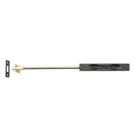 Bronze Flush Bolt - Baldwin 060010218 18 in. Rod for Wood Doors with Flush Bolt, Oil Rubbed Bronze
