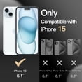 thumbnail image 2 of JETech Case for iPhone 15 6.1-Inch, Heavy Duty Dual-Layer Rugged Protection, Shockproof Protective Tough Phone Cover with Matte Back (Mint Green), 2 of 6