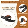 thumbnail image 3 of Uxcell Camera Strap, 2Pcs 0.8" Width Nylon Adjustable Neck Shoulder Strap, Dark Green, 3 of 6
