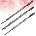 thumbnail image 5 of 3 pcs Cuticle Pusher Nail Polish Remover Stainless Steel Gel Polish Remover Manicure Tool Set for Fingernails Toenails, 5 of 5