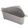 thumbnail image 1 of Paquete de 2 cestas para fregadero, filtro triangular para fregadero de cocina, cesta de colador para fregadero de cocina de esquina, estante de drenaje multifuncional para recogedor de alim, 1 of 5