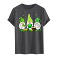 thumbnail image 6 of lcziwo St. Patricks Day Mens Short Sleeve T-Shirt Cute Gnome Print Round Neck Graphic Tee Shirts 2025 Spring Summer Casual Going Out Streetwear Saving Deals,Gray,S, 6 of 6