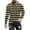 Gold11, variant on LIaqionyy Men's Striped Shirts Crewneck Casual Long Sleeve Basic T Shirt Color Block Tee Work Blouse Tops
