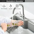 thumbnail image 6 of Coolnut Avocado Couple Love Sink Splash Guard for Faucet 2 Packs Faucet Absorbent Mats, Summer Fruit Cute Faucet Handle Drip Catcher Quickly Drying Mat for Kitchen Counter Bathroom, 14.9"x5.5", 6 of 7