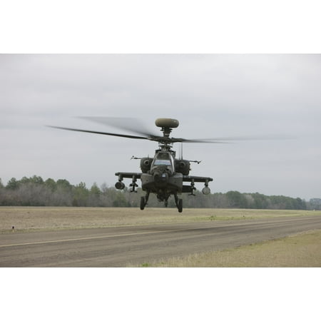 Garden Ridge Pottery Conroe Texas An AH-64 Apache helicopter in midair Conroe Texas Canvas Art - Terry MooreStocktrek Images (35 x 23) ()