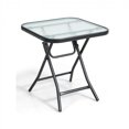 thumbnail image 1 of Table Bistro de Patio Carrée 18 Pouces avec Cadre Antirouille Durable, 1 of 11