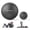Black - 22"& 10", variant on FITMIND Exercise Balls Set 22"& 10" for Yoga and Pilates, Anti-Burst, Parent-Baby Hours, Hand Pump, Blue