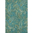 thumbnail image 2 of Addison Rugs Mayfield Washable Transitional Paisley Teal Rectangle Rug, 8' x 10', 2 of 6