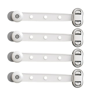 Bobasndm 6 Pack Child Proof Locks for Cabinet Doors, Pantry, Cupboard,  Wardrobe, Drawers,No Drilling, Child Safety Locks for Cabinets and Drawers,  Baby Proof Cabinet Lock 