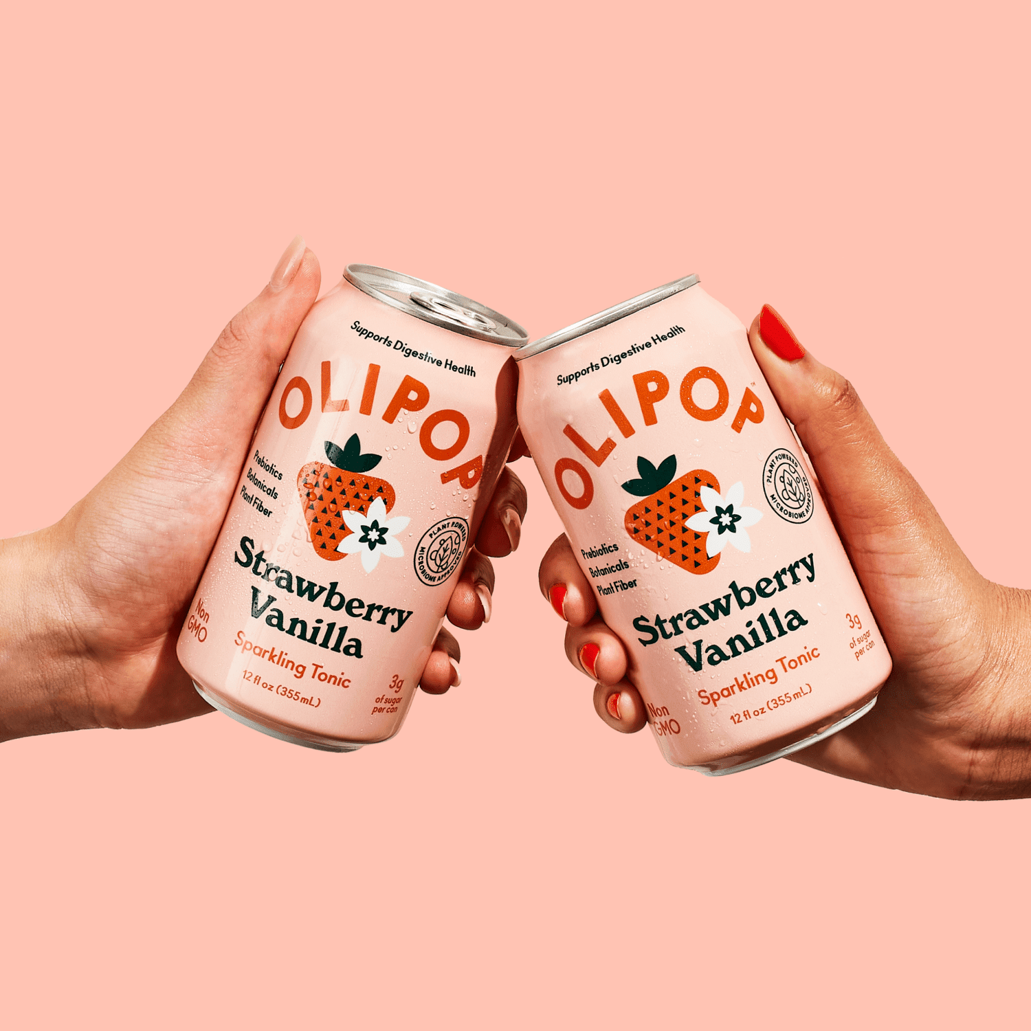 Olipop - Brandclub - OLIPOP Prebiotic Soda, Strawberry Vanilla, 12