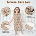 thumbnail image 2 of 2piezas Miracle Baby Saco De Dormir Para Bebés Pequeños, 100% Algodón, Sin Mangas,0.5Tog, 2 of 5