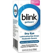 blink Gel Tears Lubricating Eye Drops 10 mL, Pack of 2