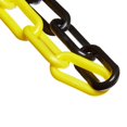 thumbnail image 1 of Cadena de barrera de plástico Mr. Chain, negro/amarilla, 2 pulgadas, 30 m, 1 of 2