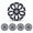 14 inch- Black & Silver Lacquer, variant on 4 Pack Universal 15 inch Hubcaps for Nissan Sentra, Toyota Corolla Steel Wheel Rims Cover, Snap-On Silver Lacquer