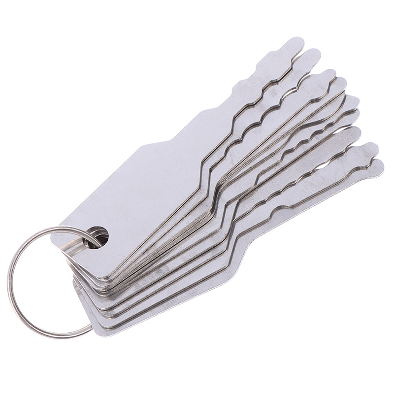 Buy 10x Stainless Jiggler Keys Dual Sided Car Unlocking Lock Opening Repair Kits Online at