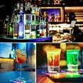 thumbnail image 5 of LINLIN LED Cup Holder Lights, 10cm Colour Changing LED Drinks Coasters LED Cocktail Coasters Light Up Coasters for Club Wedding Bar Party Decoration, 5 of 7