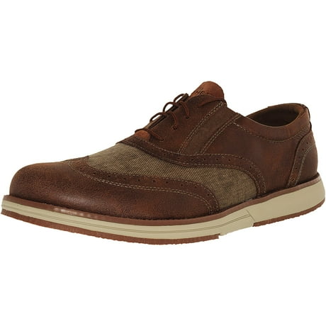 Skechers Men's On The Go Hybrid Brown Ankle-High Oxford Shoe - 7M
