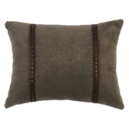 Mountain River Solid Wood - Wooded River Rocky Mountain Elk Solid Decorative Throw Pillow