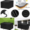 thumbnail image 4 of Fundas para muebles, fundas impermeables y resistentes al polvo para jardín, fundas resistentes al polvo para mesas y sillas de patio, fundas combinadas para mesas y sillas., 4 of 8