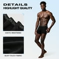 thumbnail image 5 of LinkShare Men's Underwear Boxer Briefs Cotton Stretch Trunks Short Leg Underwear for Men 4-Pack, 5 of 9