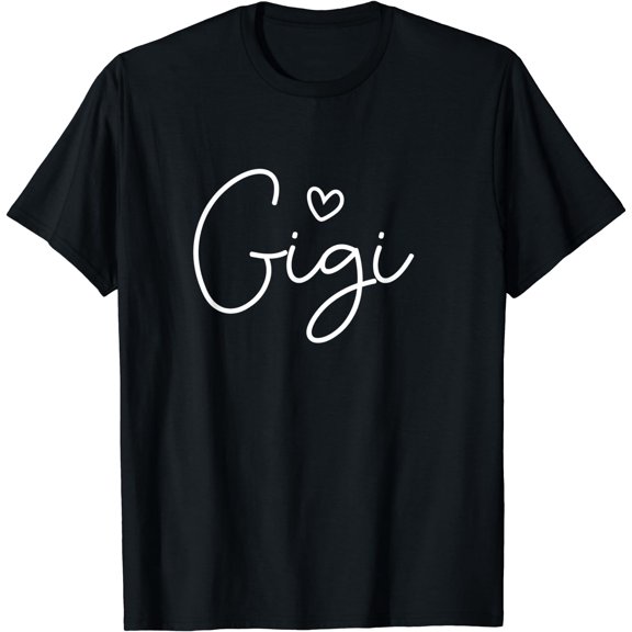 Gigi For Grandma Women Mother's Day Christmas From Grandkids T-Shirt Black Small