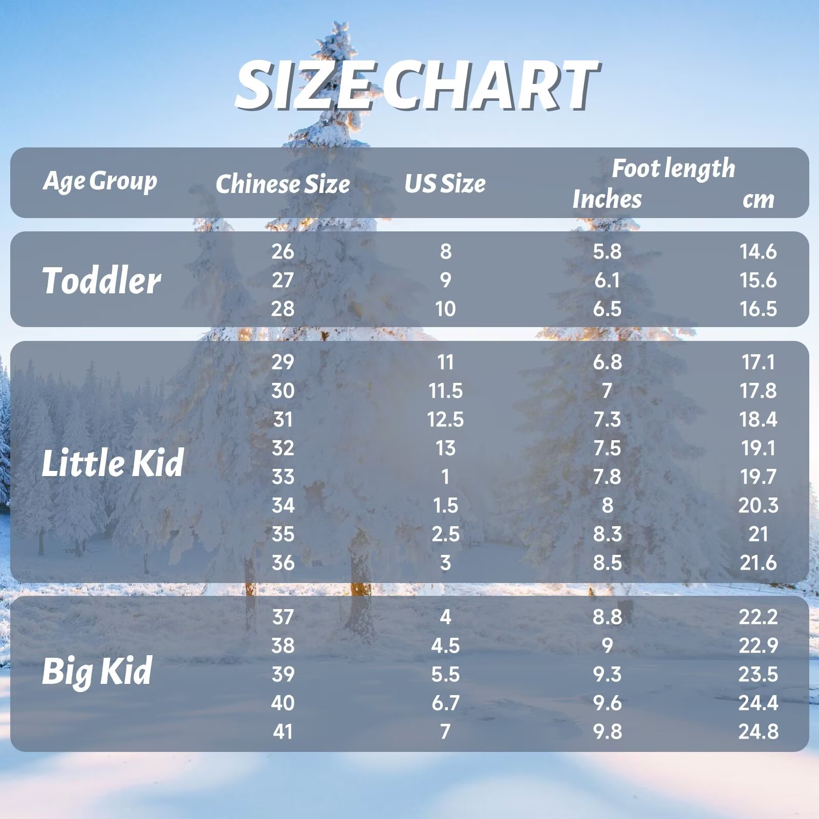 Hobibear Kids Mid Calf Snow Boot Waterproof Insulated photo 4
