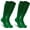 Green, variant on Unisex Soccer Socks, Knee High Solid Baseball Football Sports Team Socks