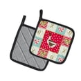 thumbnail image 2 of Carolines Treasures CK5330PTHD Pomeranian Rogener Goose Love Pair of Pot Holders, 7.5HX7.5W, multicolor, 2 of 4