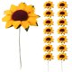 thumbnail image 1 of Ramo de girasoles artificiales de 100 piezas, ramo de boda, regalo, adorno de flores de simulación, 1 of 7