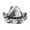 1, variant on ROZYARD Curved Brim Woman Men Fedoras Hat for Spring Summer Elegant Lady Trilby Felt Church Thicken Hat Windproof for Fashion Thicken Cowgirl Hat with Cow Print Pattern Western Style Hat Windproof