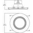 thumbnail image 4 of HALO LT 5/6 inch Selectable 3CCT 3000-5000K Integrated LED, White Recessed Light, Dimmable Retrofit Trim 6 Pack, 4 of 8