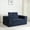 Dark Blue, variant on Compressed Single Lazy Sofa, Modern Floor Couch Suitable for Living Room & Bedroom, Comes with Pillow, Corduroy Fabric, No Assembly Required,Dark Grey