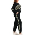 thumbnail image 4 of UVN Tracksuit for Women Colorblock Striped Sweatsuit Casual 2 Piece Sweatshirts Sweatpants Jogger Set Outfits, 4 of 10