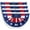 Pattern E-4, variant on USA Patriotic Bunting Fan Flags 1.5x3 Ft Banner American Independence Day 4th of July Veterans Day Decorations Celebration Stars Party Supplies for Home Balcony Decor (Pattern C-6)