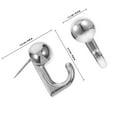 thumbnail image 2 of CIMAXIC 30Ud Metálicos Para Pared Con Clavos, Ideales Para Cuadros Y Organización, 2 of 6