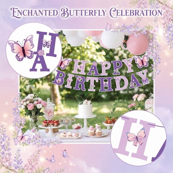 Butterfly Party Decorations, Themed Table Decor For Birthday Baby Shower Celebration Events Wedding Parties And Special Occasion Styling As Shown