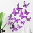 thumbnail image 5 of 12 Pcs Butterfly Decorations,3 Sizes 3 Styles,Exquisite 3D Butterfly Wall Decor,Butterfly Party Birthday Decorations,Butterflies for Crafts,Removable Wall Stickers Room Decor, 5 of 6