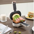 thumbnail image 4 of Double-Sided Press Sandwich Machine Baking Pan Cheese Grill Breakfast Maker Mini Electric Sandwich Maker, 4 of 5