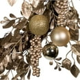 thumbnail image 4 of Kurt Adler 24-Inch Gold and Champagne Gold Rattan Wreath, 4 of 4