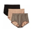 thumbnail image 3 of Blissful Benefits by Warner's Women's No Muffin Top Brief Panties, 3 Pack, 3 of 3