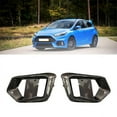 thumbnail image 4 of Car Carbon Fibre Look ABS Front Fog Lamp Light Frame For 2016-2018 Ford Focus RS, 4 of 5