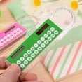 thumbnail image 4 of Solar Ruler Calculator Multifunctional Large Display Screen Stationery 3 in 1 10cm Length Solar Card Ruler for School, 4 of 8