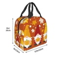 thumbnail image 3 of Balery Happy Thanksgiving Three Gnomes Bolsa de Almuerzo Aislada – Caja de Almuerzo con Papel de Aluminio Grueso, Mantiene la Comida Fresca por 4 Horas, 3 of 8