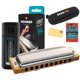 thumbnail image 1 of Armónica Hohner Blues Harp MS en tonalidad de Do – Set con accesorios, 1 of 9